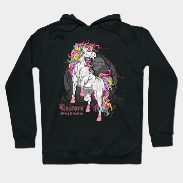 Unicorn Unicorn313 magic Hoodie by Olegpavlovmmo